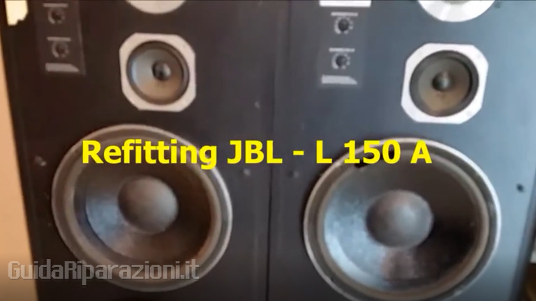 Ripristino coppia di casse JBL L150A